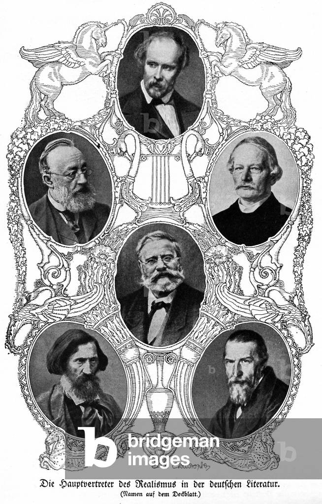 Six famous German realist writers