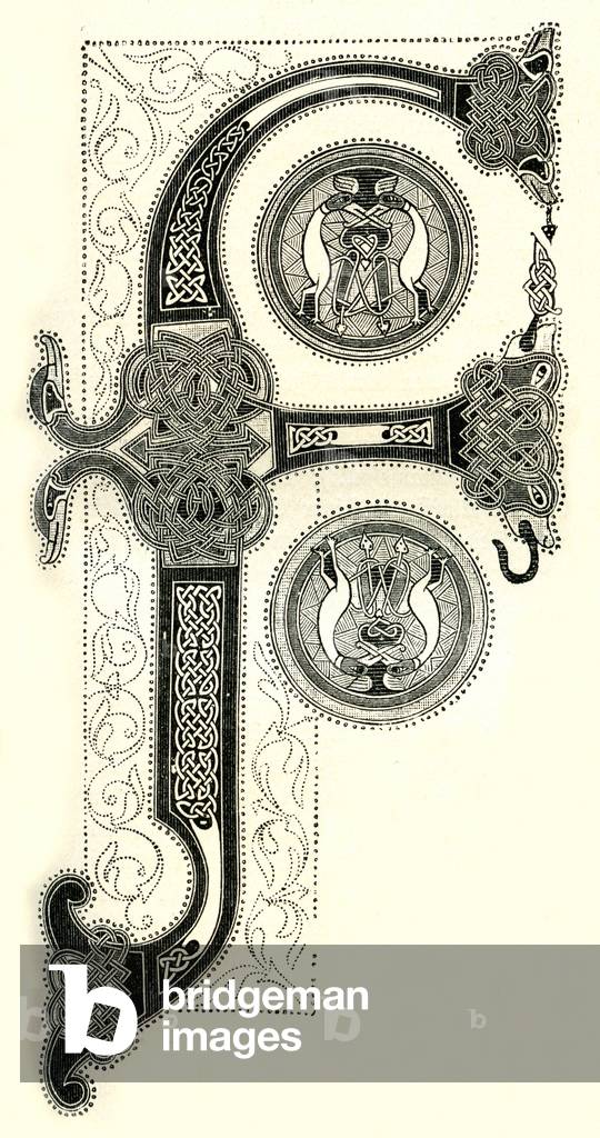 Manuscript illumination 9th century