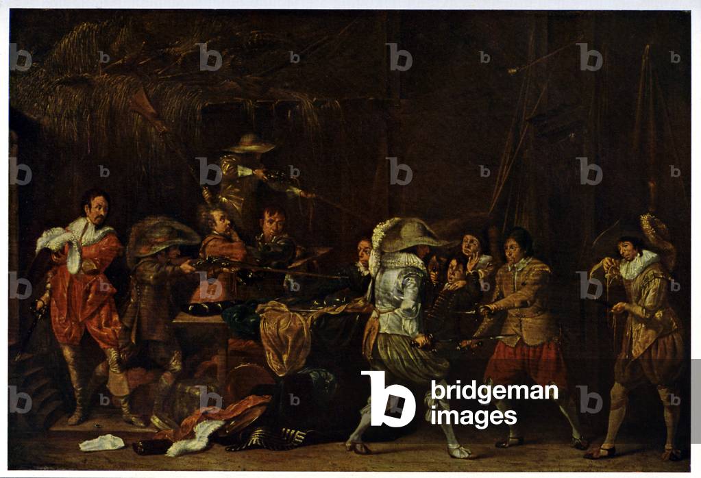 Soldiers brawl over a reward