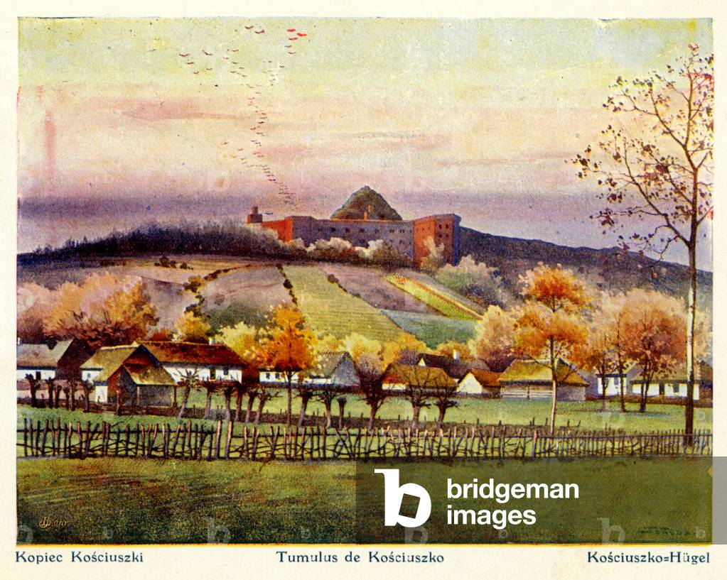 Krakow /  Cracow, Poland landscape, ealry 20th century (postcard)