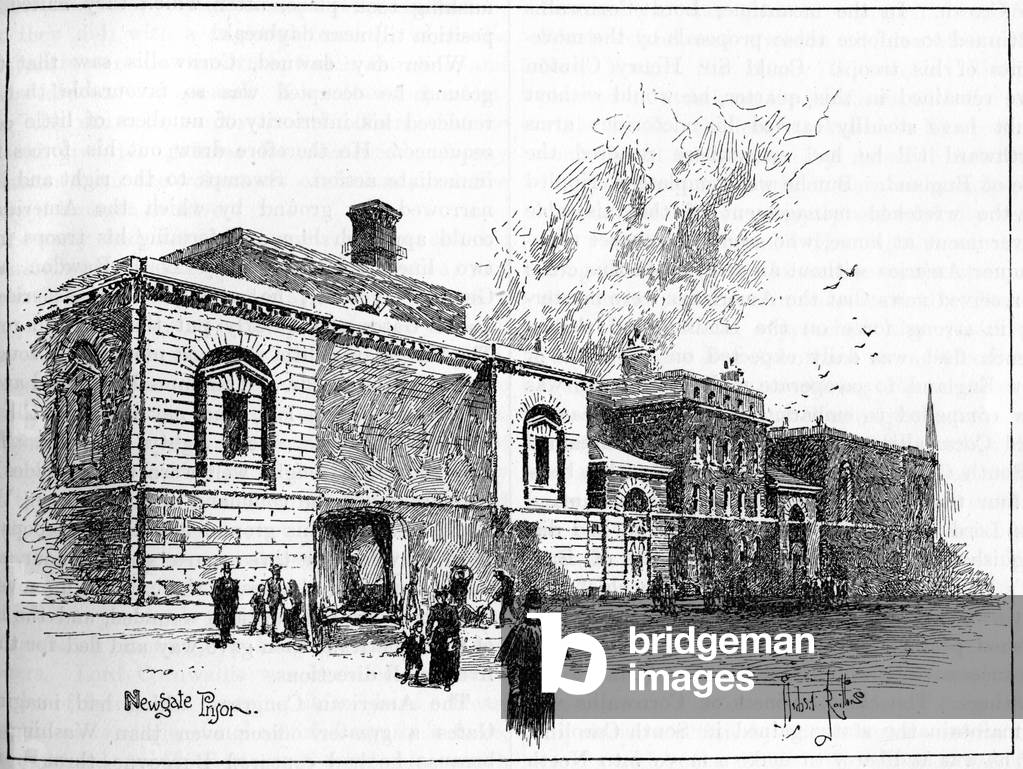 Newgate Prison, London, 1900