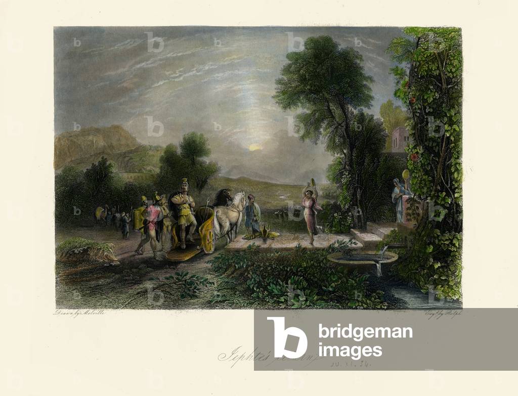 The Holy Land - Jephte 's return - Bible