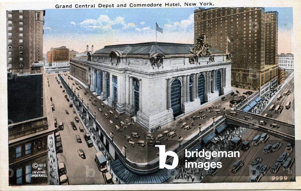 Grand central Depot and Commodore Hotel, New York