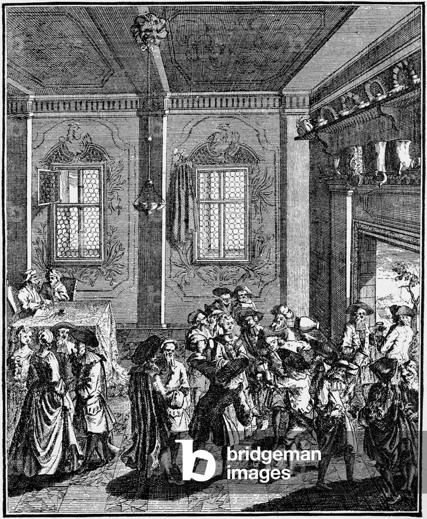 Betrothal of two German Jews, 18th century
