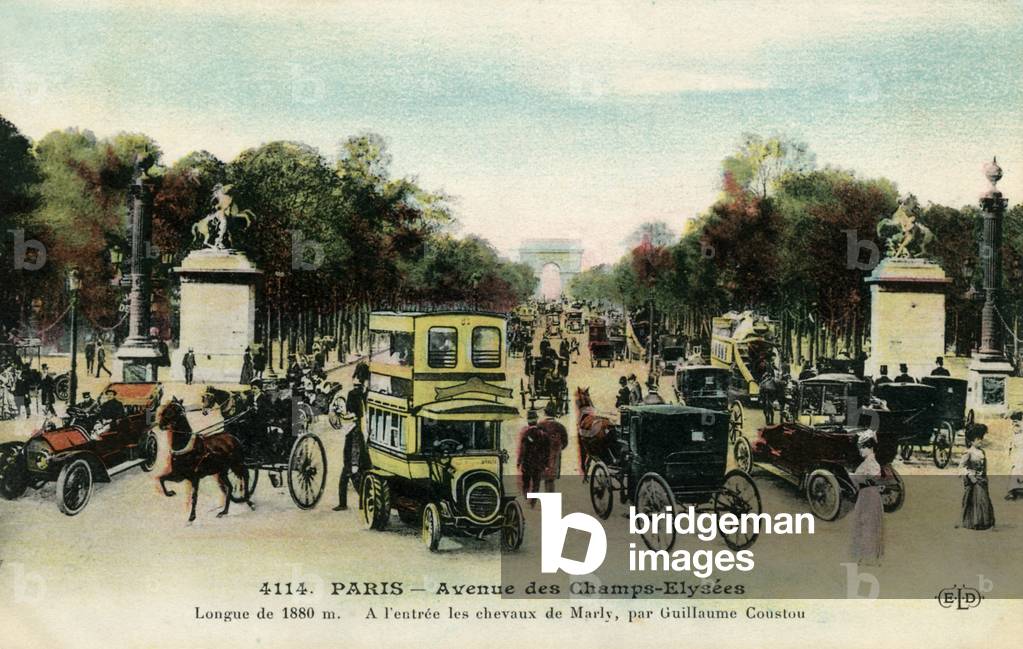 Avenue des Champs - Elysées, Paris, c. 1900