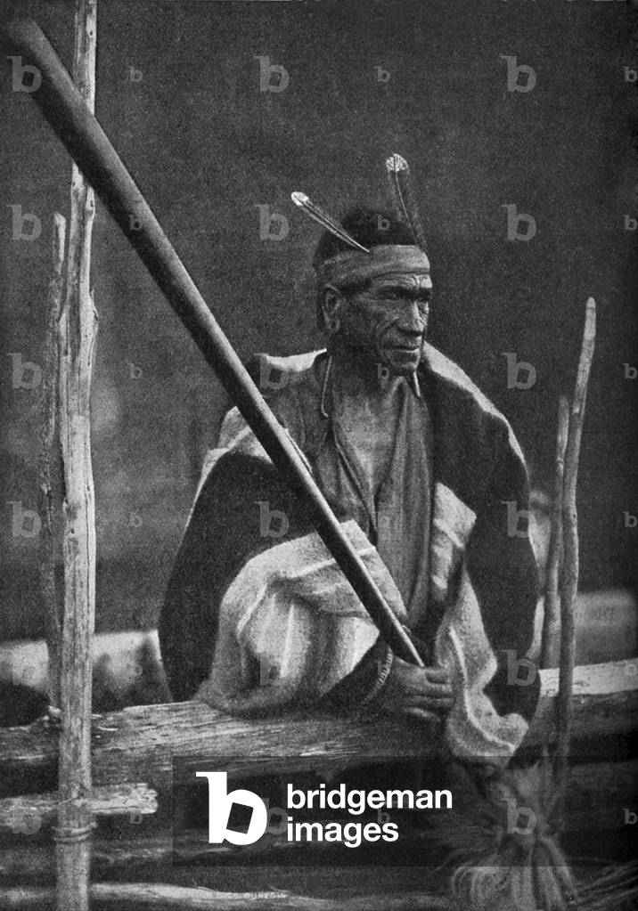 Te Hauhau - Maori warrior, late 1920s