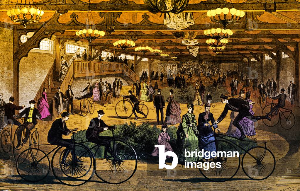 Parisian cycling arena, on Rue Jean-Goujon,  Paris