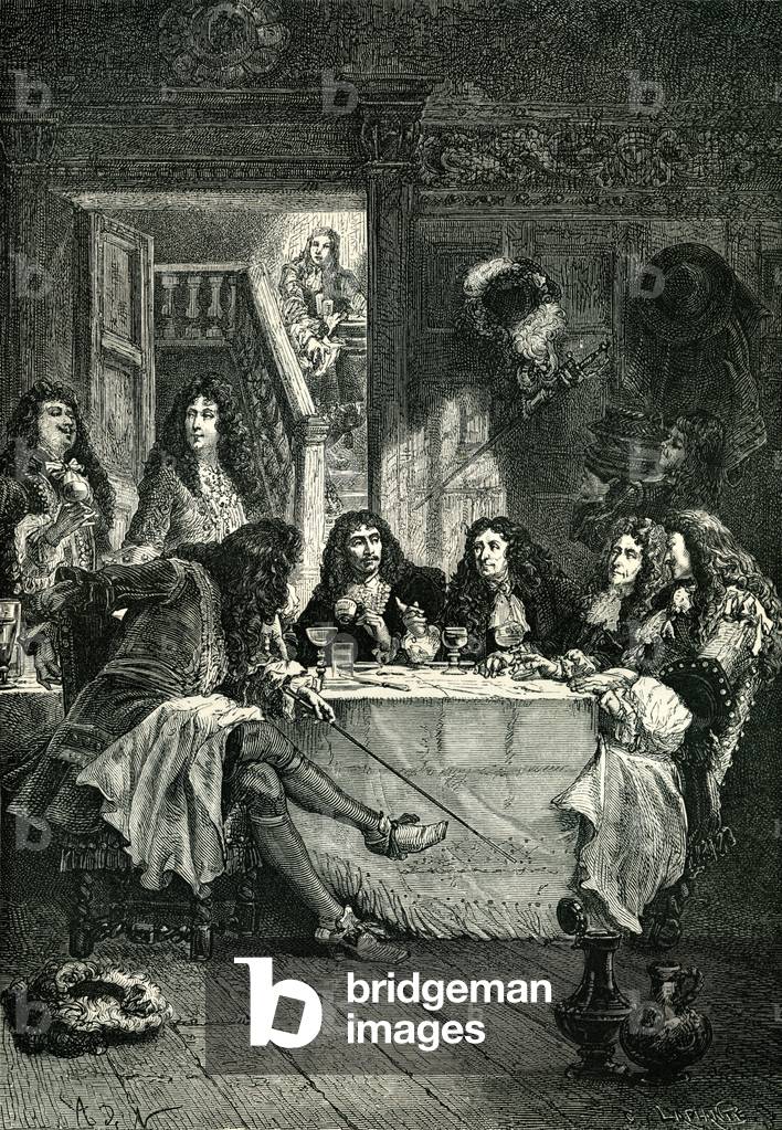 La Fontaine, Boileau, Molière and Racine