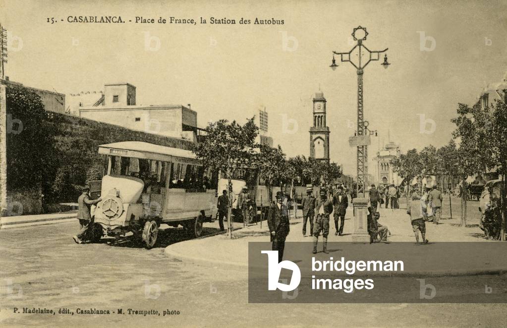 Bus station in Casablanca