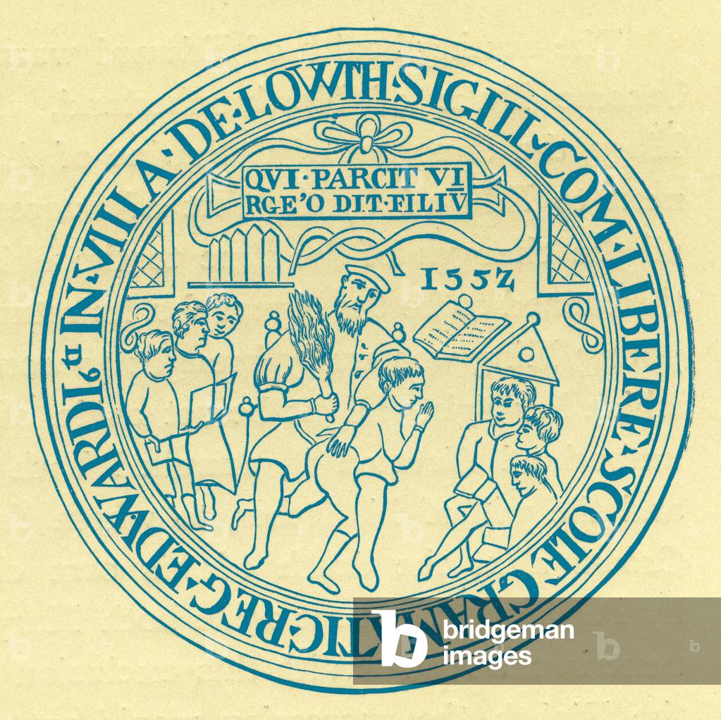 Seal of Louth Grammar School, 1552