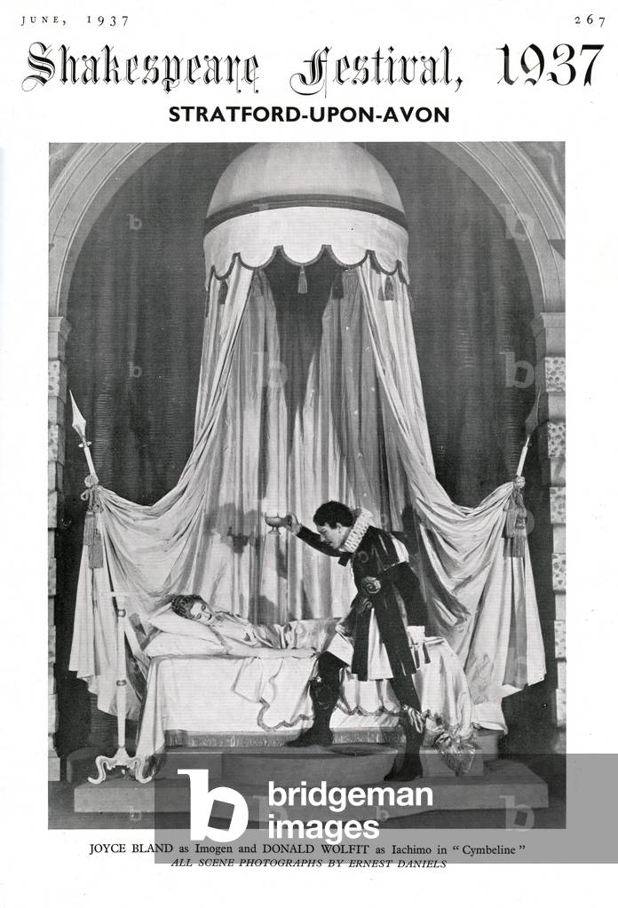 Joyce Bland and Donald Wolfitt in Cymbeline