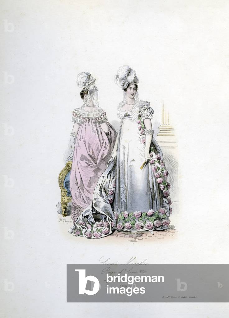 Court Mantles during the reign of Louis XVIII