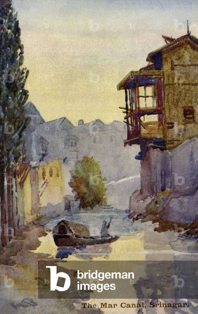 The Mar Canal, Srinagar, Kashmir, India.