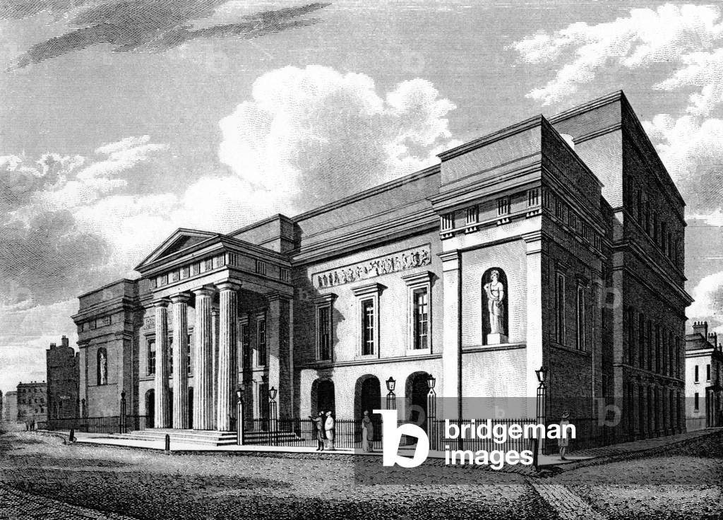 The Royal Opera House in Covent Garden, London, 19th century (illustration)