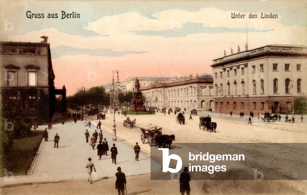 Berlin at the turn of the 20th century (postcard)