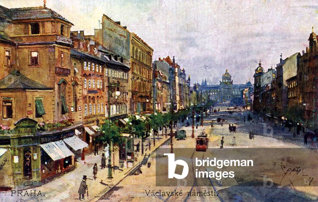 Prague: Wenceslas Square (Vaclavske namesti)