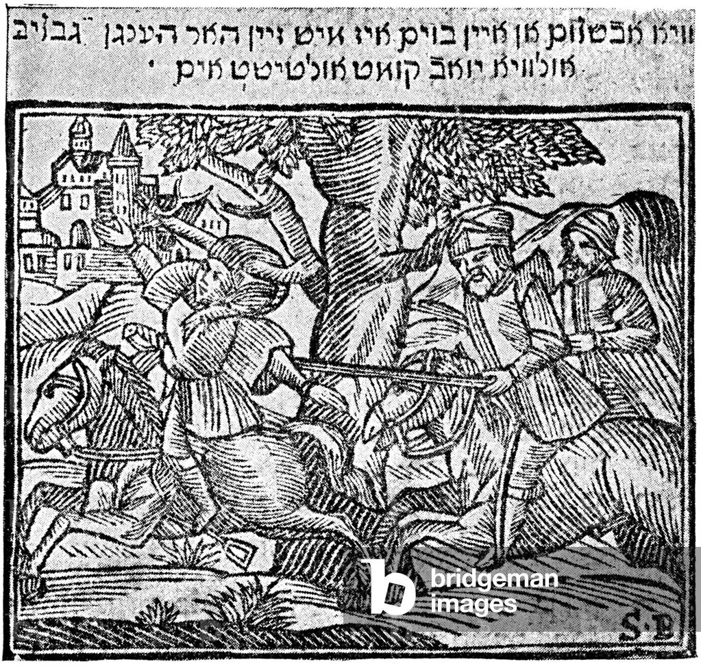 Absalom caught in a tree