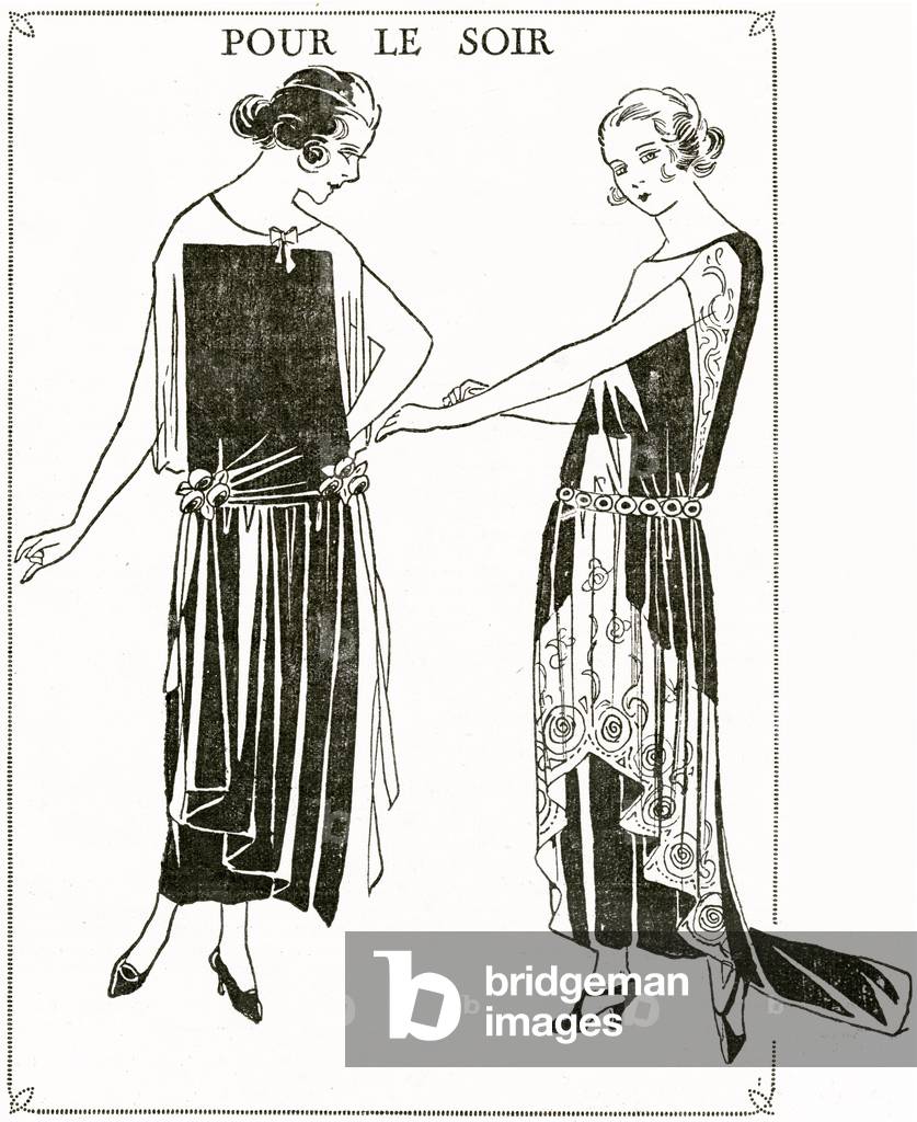French fashion, 1920s: Evening wear