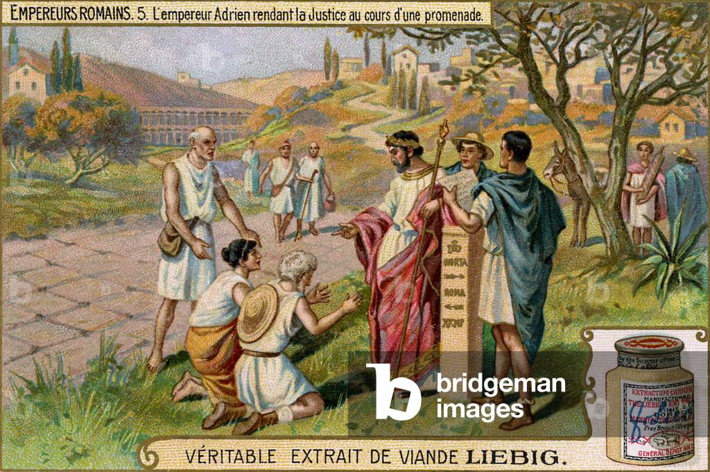 Roman Emperors - Liebig Meat Extract collectible card