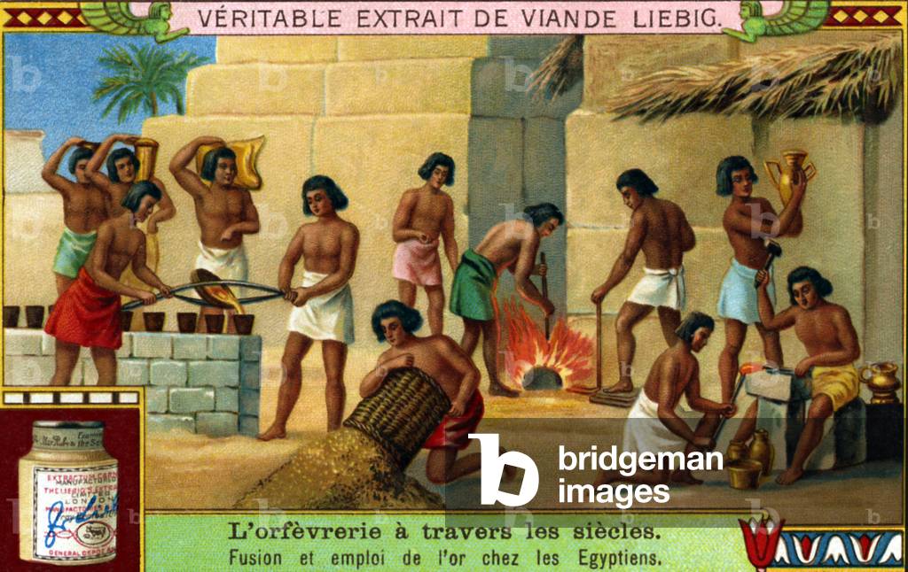 History of Goldsmithery: Melting gold in Ancient Egypt