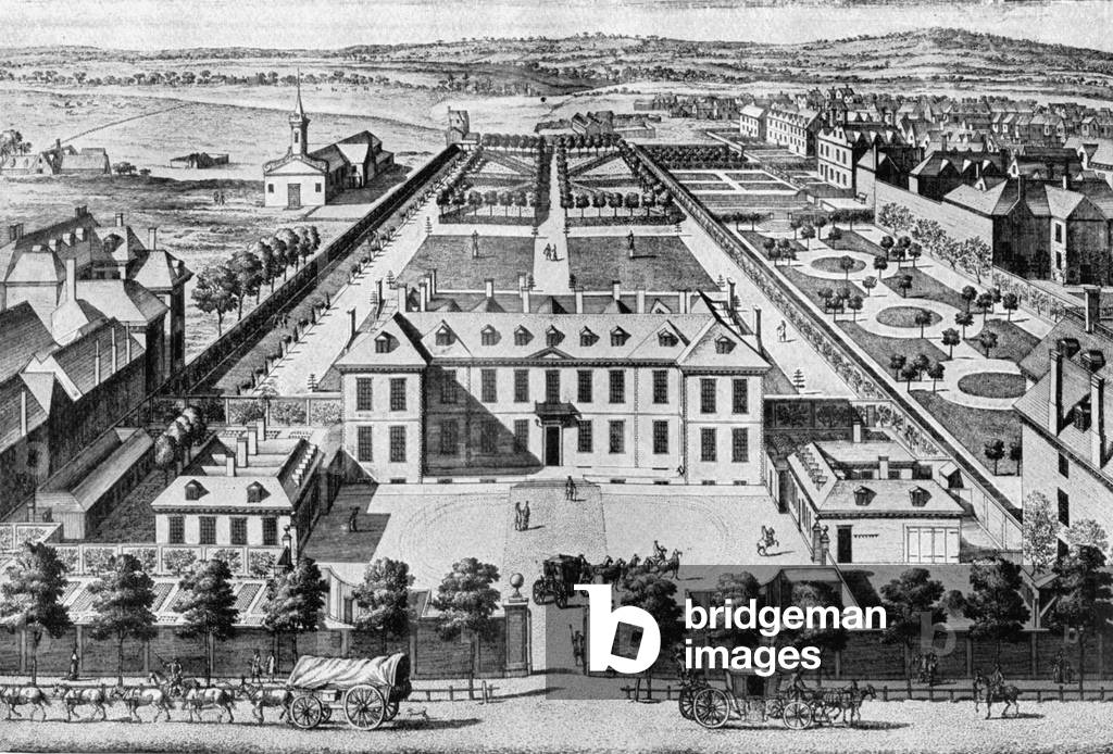 Burlington House in Piccadilly, London (engraving)