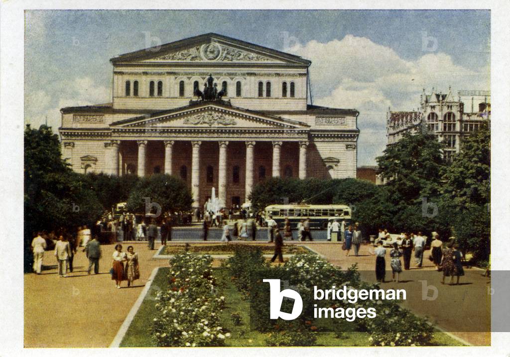 Square in front of the Bolshoi Theatre, Moscow