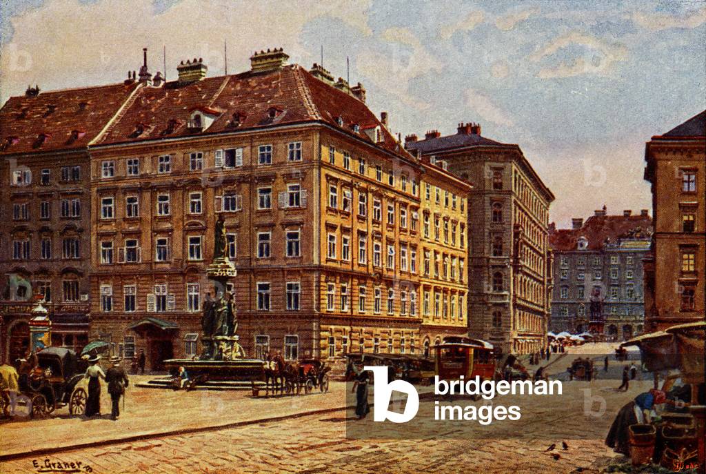 Vienna Freiung, early 20th century (postcard)