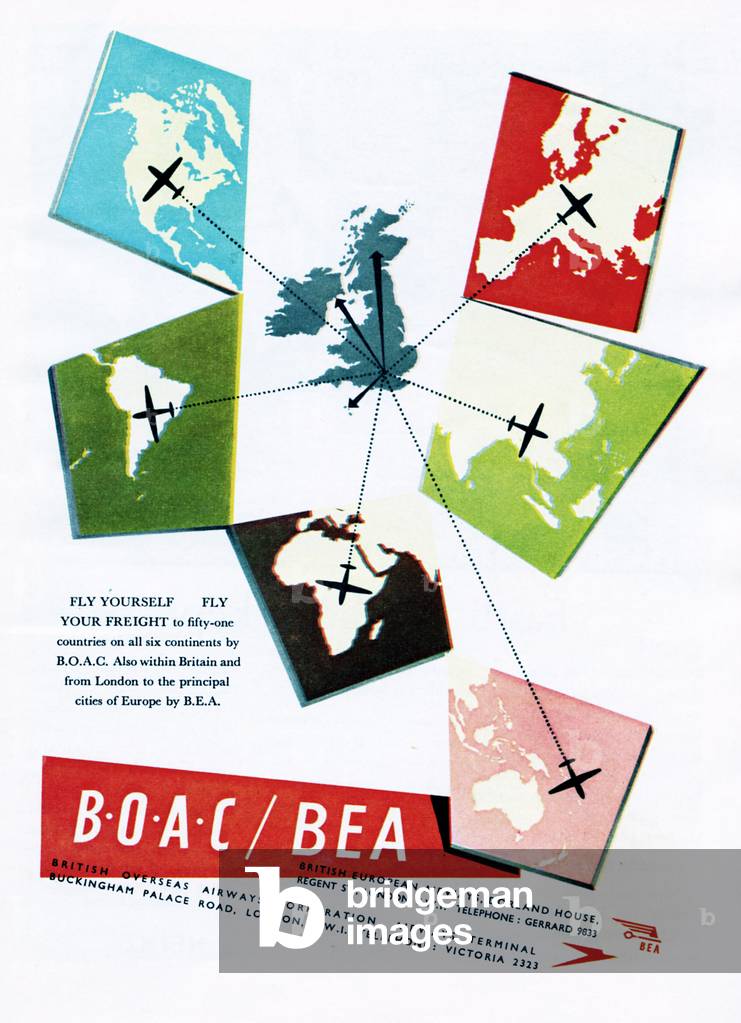Advertisement for BOAC / BEA 1951