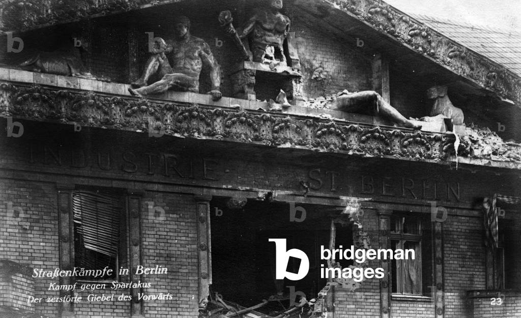 Street battles in Berlin, Germany