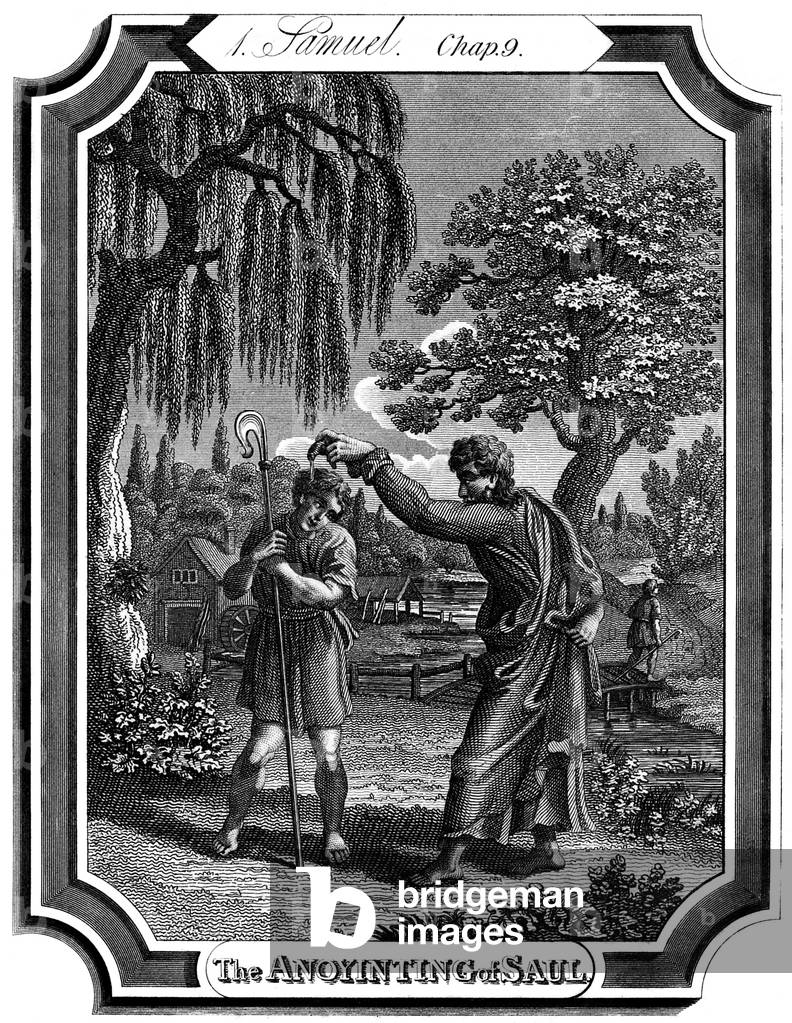 Samuel anoints Saul - Bible