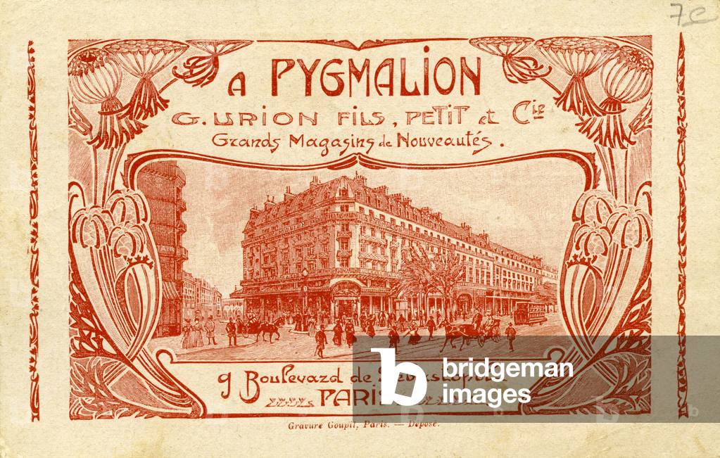 Pygmalion- advert for French department store.