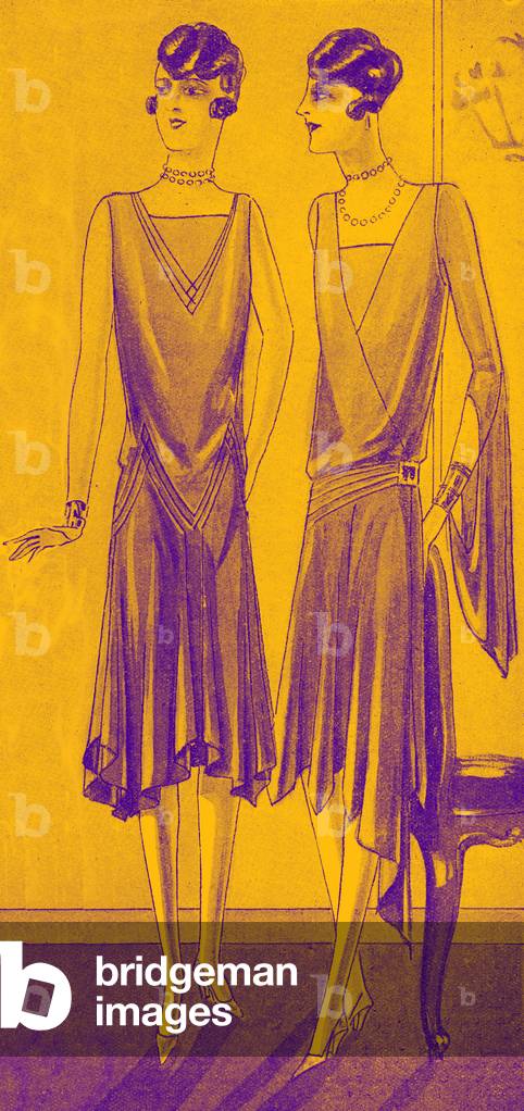 Fashion: dinner dresses in spring 1928