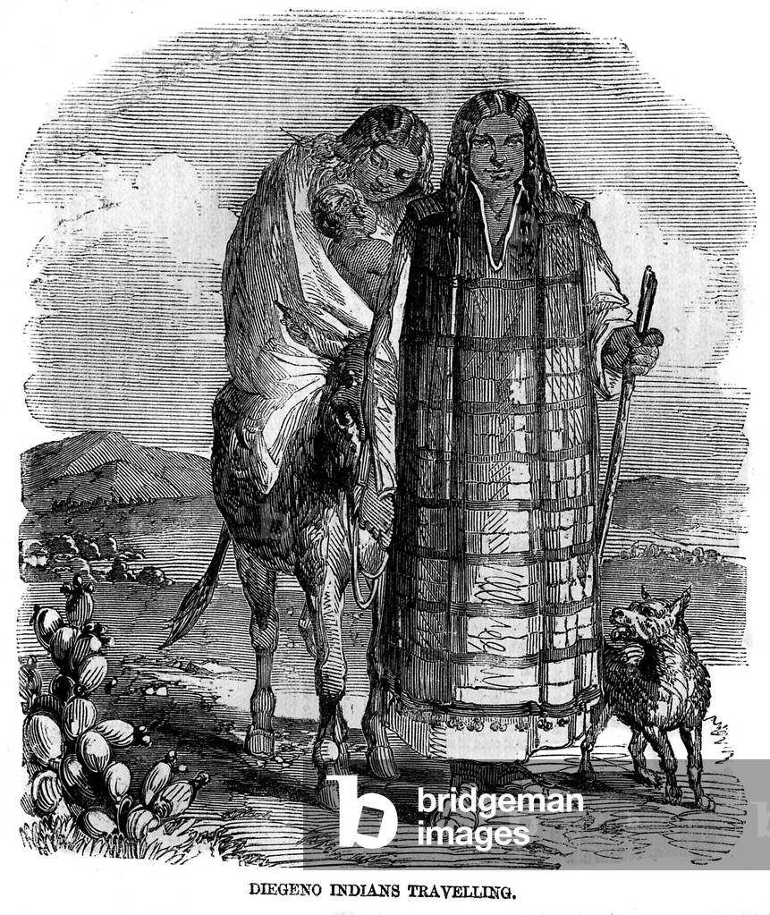 Diegeno Indians travelling