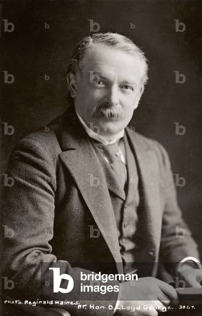 Lloyd George - portrait, 1945 (b/w photo)
