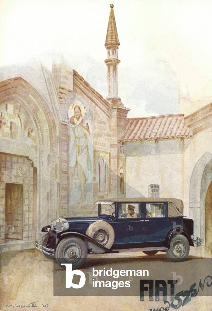 Advertisement for Fiat Car