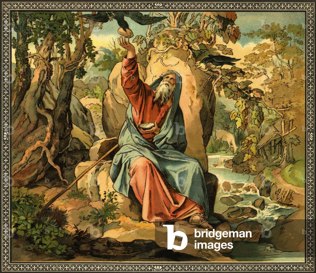 Scene from the Old Testament Stories, 1880 (engraving)