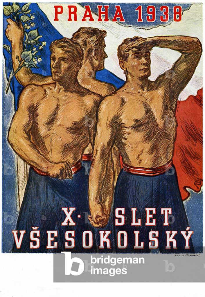 Czech advertisement for Sokol Slet, 1938