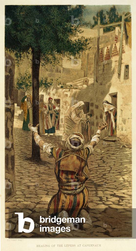 Healing of the Lepers at Capernaum, Saint Mark - Bible