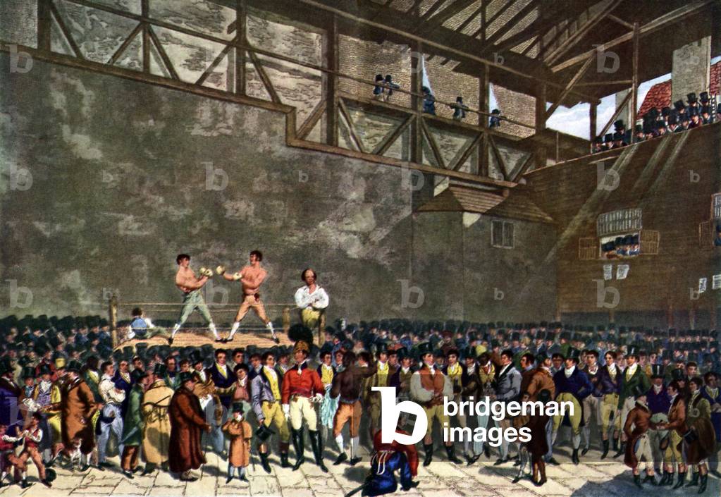 The Interior of the Fives Court - from engraving