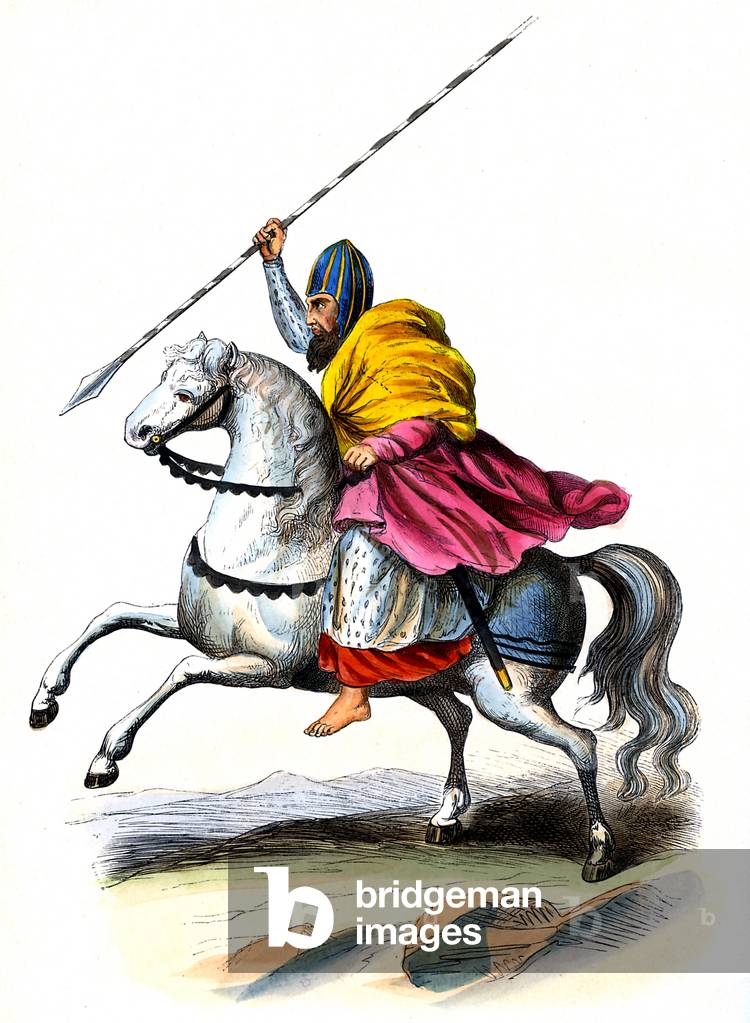 Arthur Macmurroch, King of Leinster, 1847 (engraving)