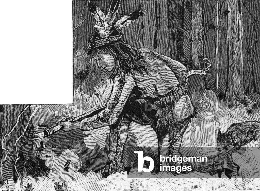 'Making man from the Senomoiza Tree'