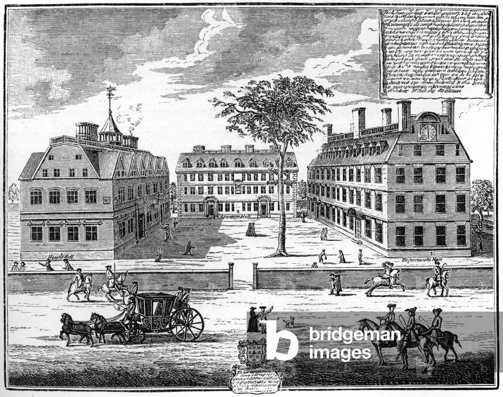 Colleges at Cambridge in New England,America