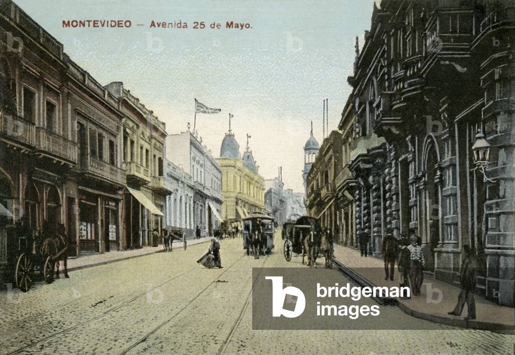 Montevideo, Uruguay, Avenida 25 de Mayo