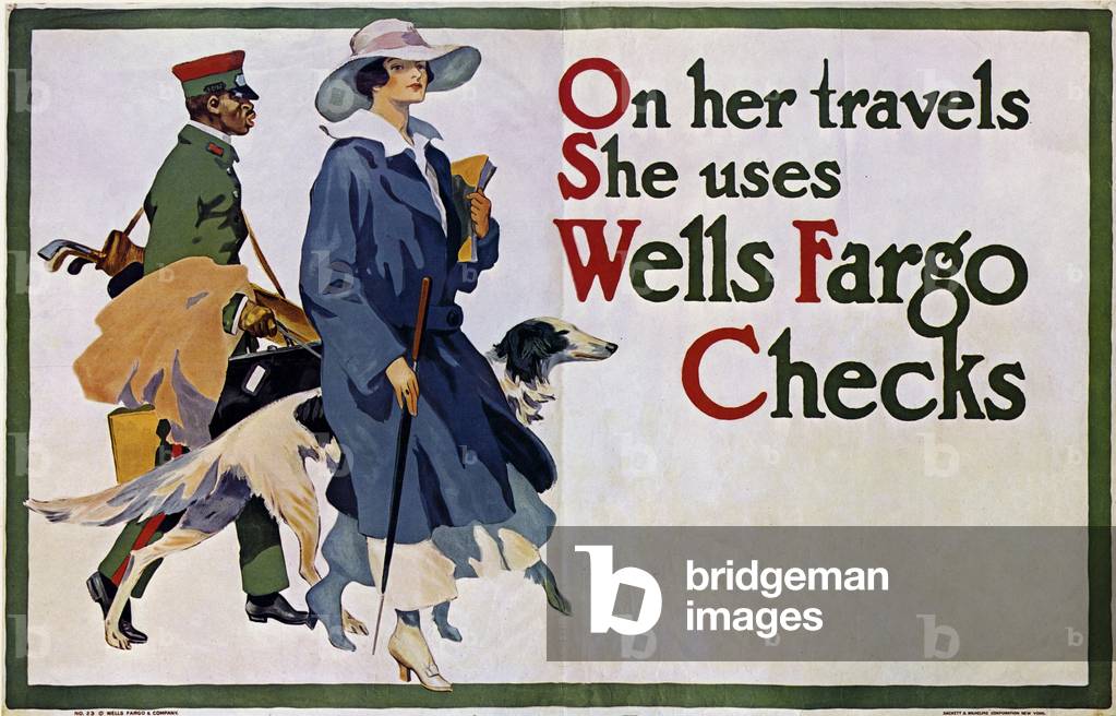 Wells Fargo advertisement 1917