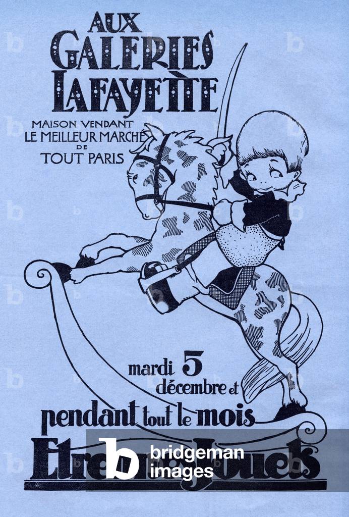 Galleries Lafayette advertisement, 1922 (print)