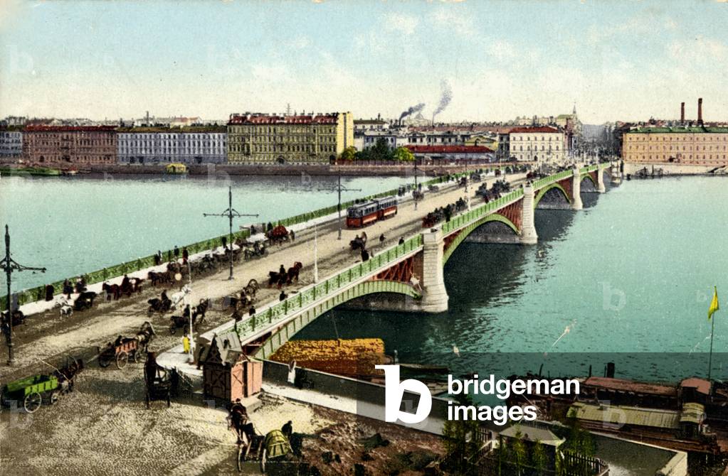 Liteini Bridge St Petesburg, c.1900-1910 (postcard)