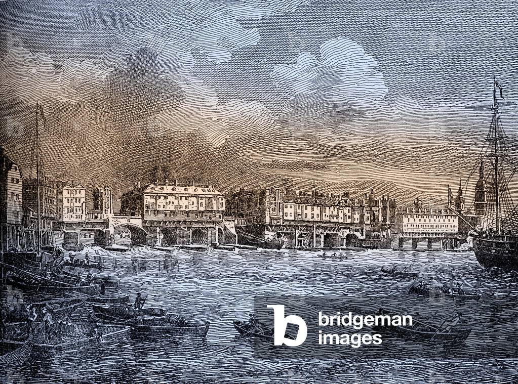 London Bridge, London, 1760