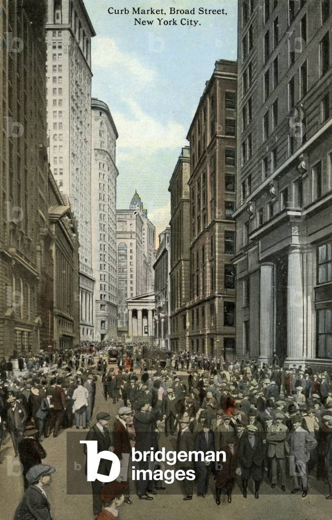 Curb Market, Broad Street, New York City