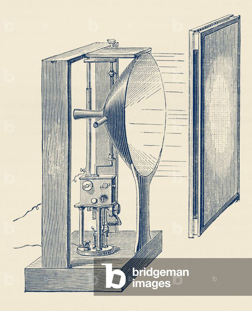 Electric stage light used in Meyerbeer's The Prophet