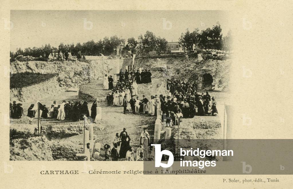 Tunis, late 19th/beg 20th century (postcard)